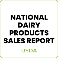 USDA National Dairy Products Sales Report